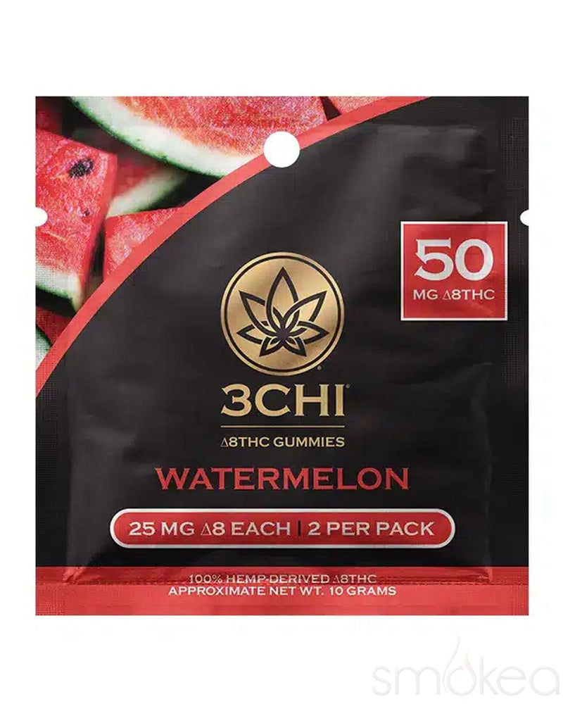 3CHI 50mg Delta 8 Gummies Mini Pack - Watermelon