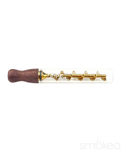 7 Pipe Twisty Glass Blunt Wood