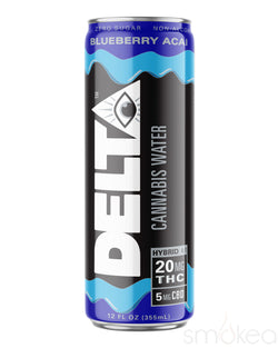 Delta Beverages Delta 9 Live Resin Cannabis Water - Blueberry Acai