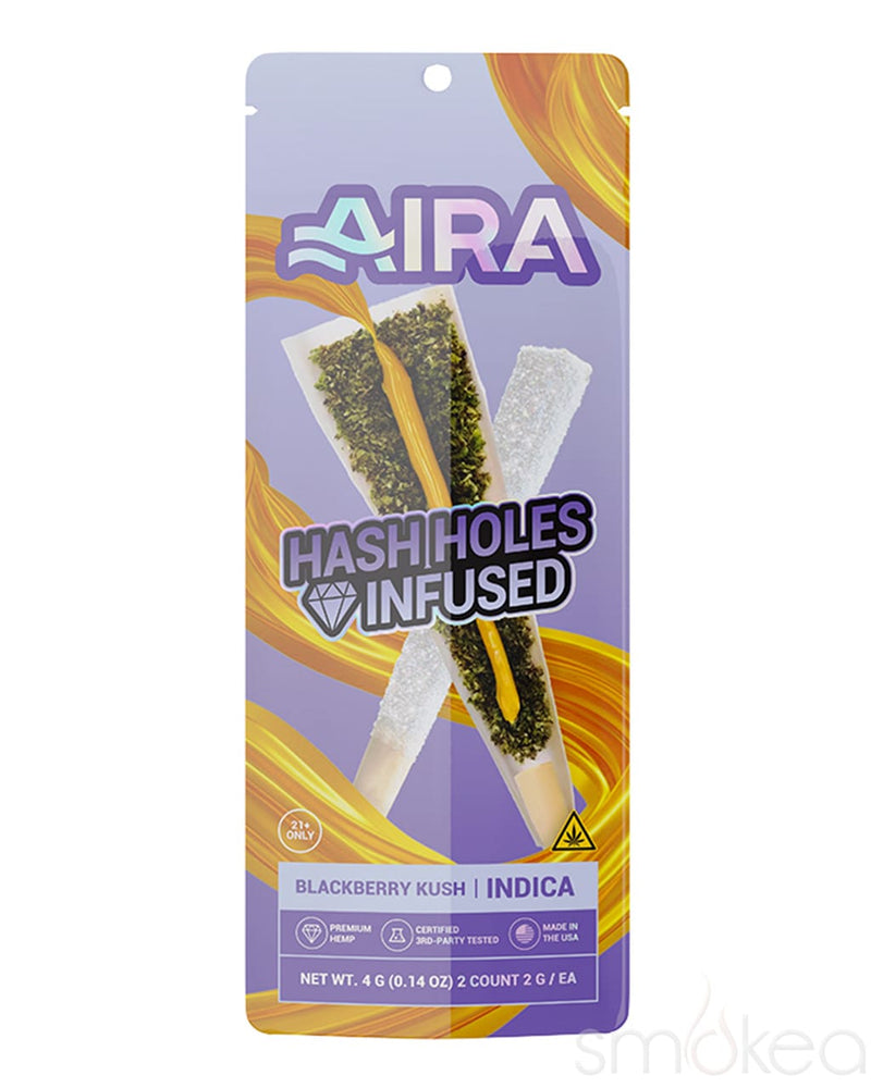Aira Diamond Infused Hash Hole Pre Roll - Black Berry Kush