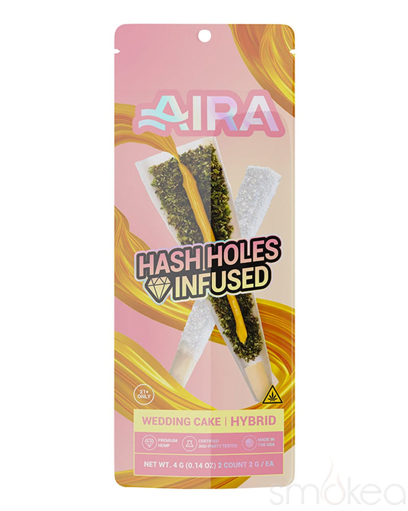 Aira Diamond Infused Hash Hole Pre Roll - Wedding Cake