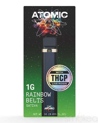 Atomic Delta 1g Delta 8 + THCP Live Resin Vape - Rainbow Belts