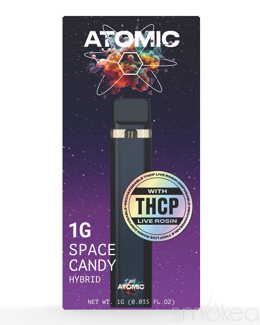 Atomic Delta 1g Delta 8 + THCP Live Resin Vape - Space Candy