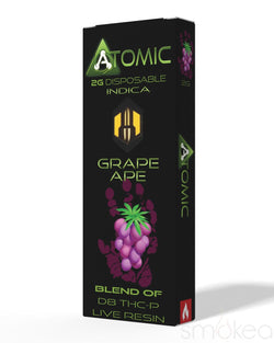 Atomic Delta 2g Delta 8 + THCP Live Resin Vape - Grape Ape
