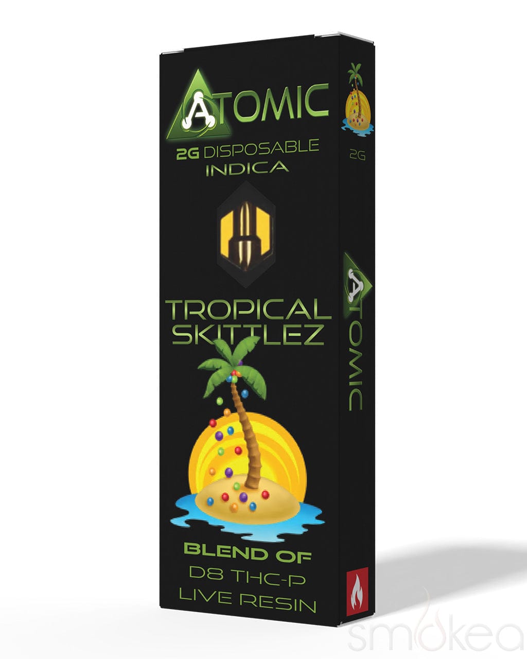 Atomic Delta 2g Delta 8 + THCP Live Resin Vape - Tropical Skittlez