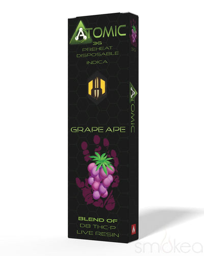Atomic Delta 3g Delta 8 + THCP Live Resin Vape - Grape Ape