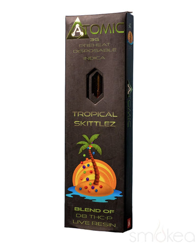 Atomic Delta 3g Delta 8 + THCP Live Resin Vape - Tropical Skittlez