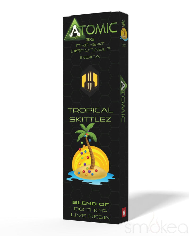 Atomic Delta 3g Delta 8 + THCP Live Resin Vape - Tropical Skittlez