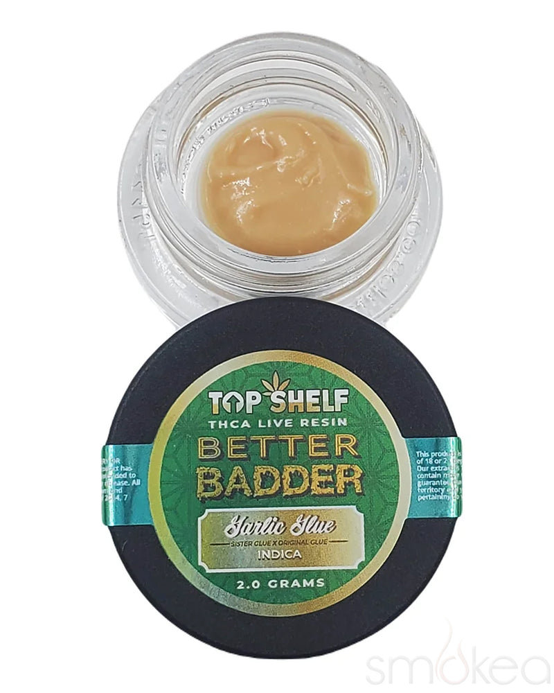 Top Shelf Hemp 2g THCA Live Resin Better Badder - Garlic Glue