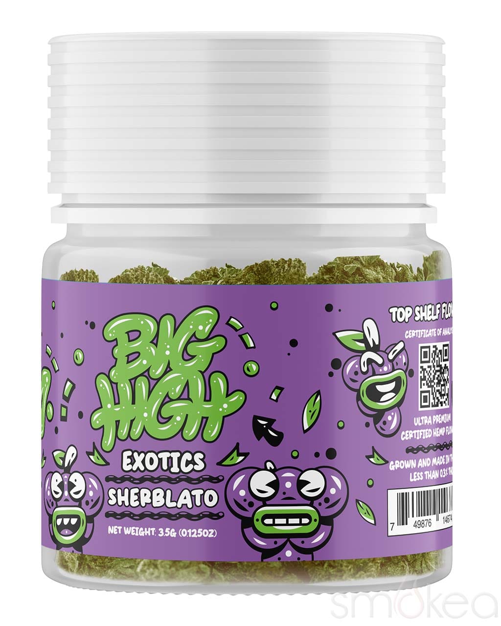 Big High 3.5g Exotics THCA Flower - Sherblato