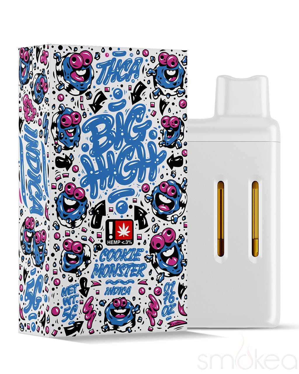 Big High 5g THCA Disposable Vape - Cookie Monster Big High 5g THCA Disposable Vape - Cookie Monster