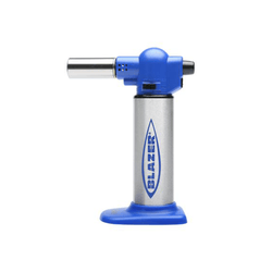 Blazer Big Buddy Butane Torch Lighter Blue-Stainless