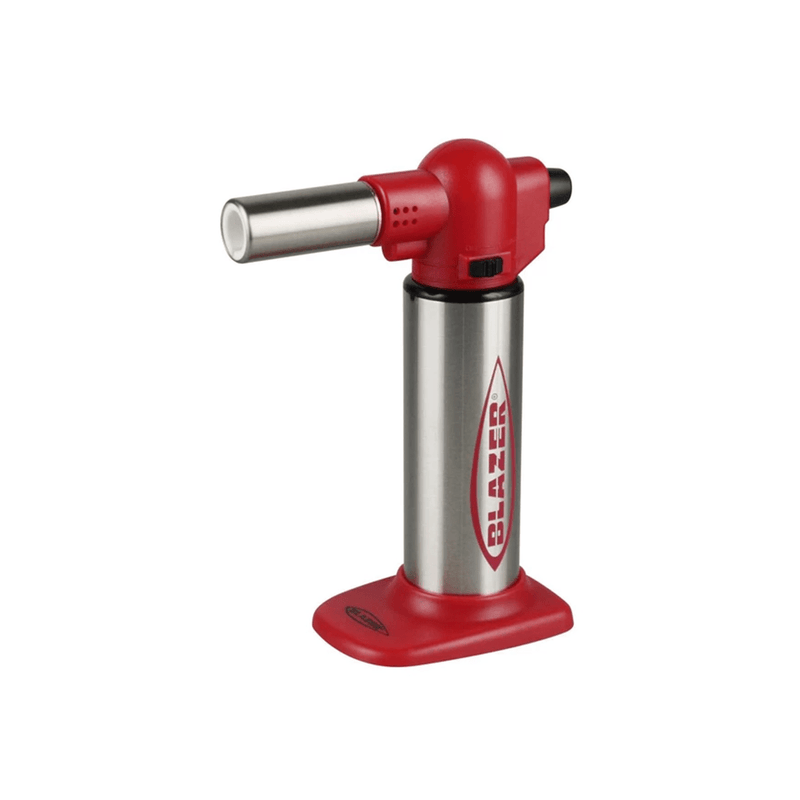 Blazer Big Buddy Butane Torch Lighter Red-Stainless