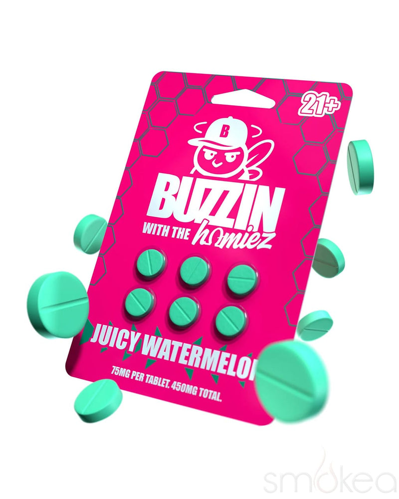 Buzzers 450mg Buzzin' with the Homiez Tablets - Juicy Watermelon