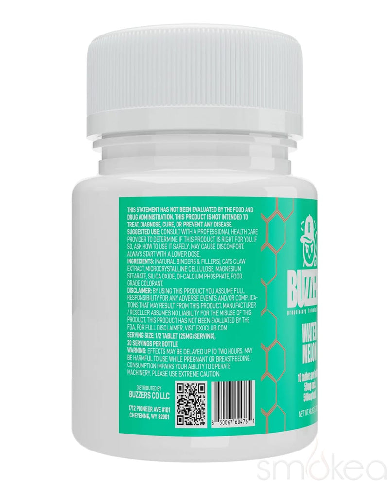 Buzzers 500mg Cat's Claw Extract Tablets - Watermelon