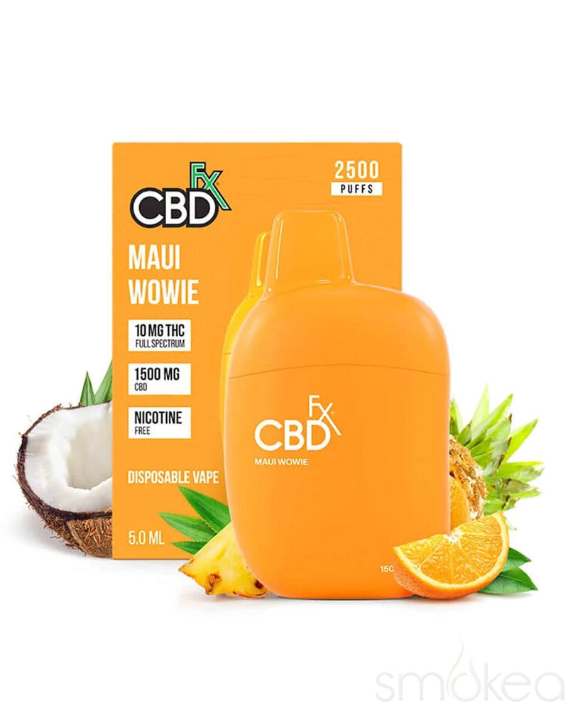 CBDfx 1500mg CBD + 10mg THC Disposable Vape Pen - Maui Wowie