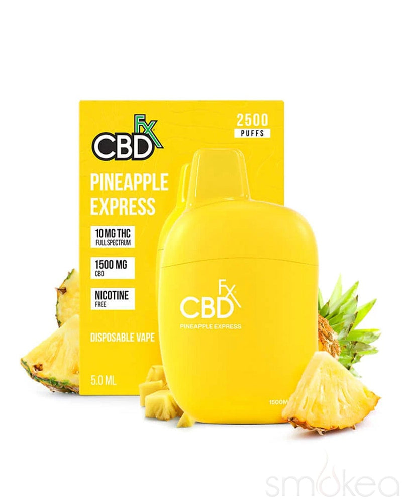 CBDfx 1500mg CBD + 10mg THC Disposable Vape Pen - Pineapple Express