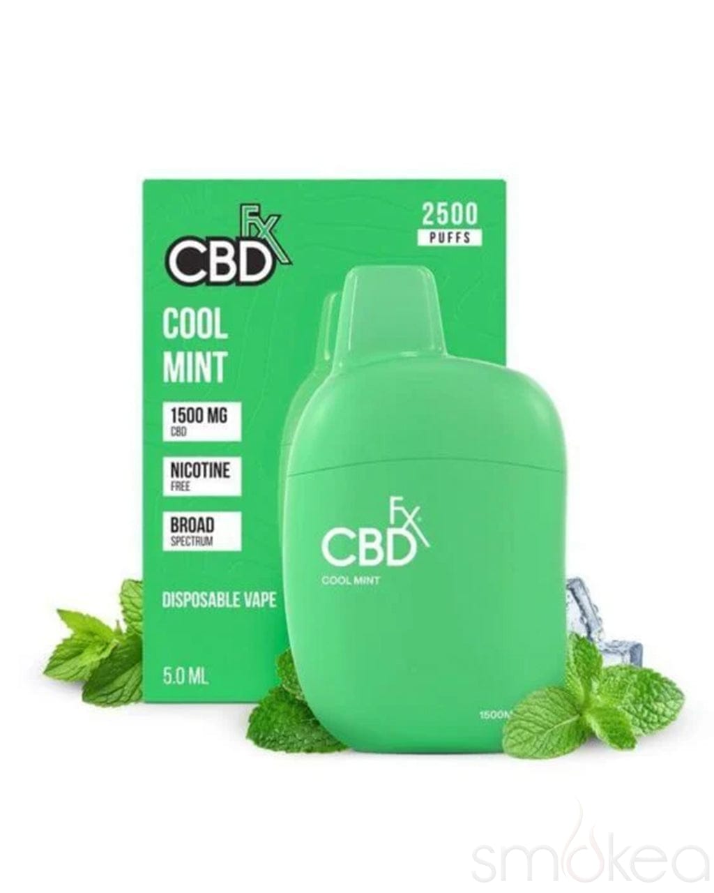 CBDfx 1500mg CBD Disposable Vape Pen - Cool Mint CBDfx 1500mg CBD Disposable Vape Pen - Cool Mint