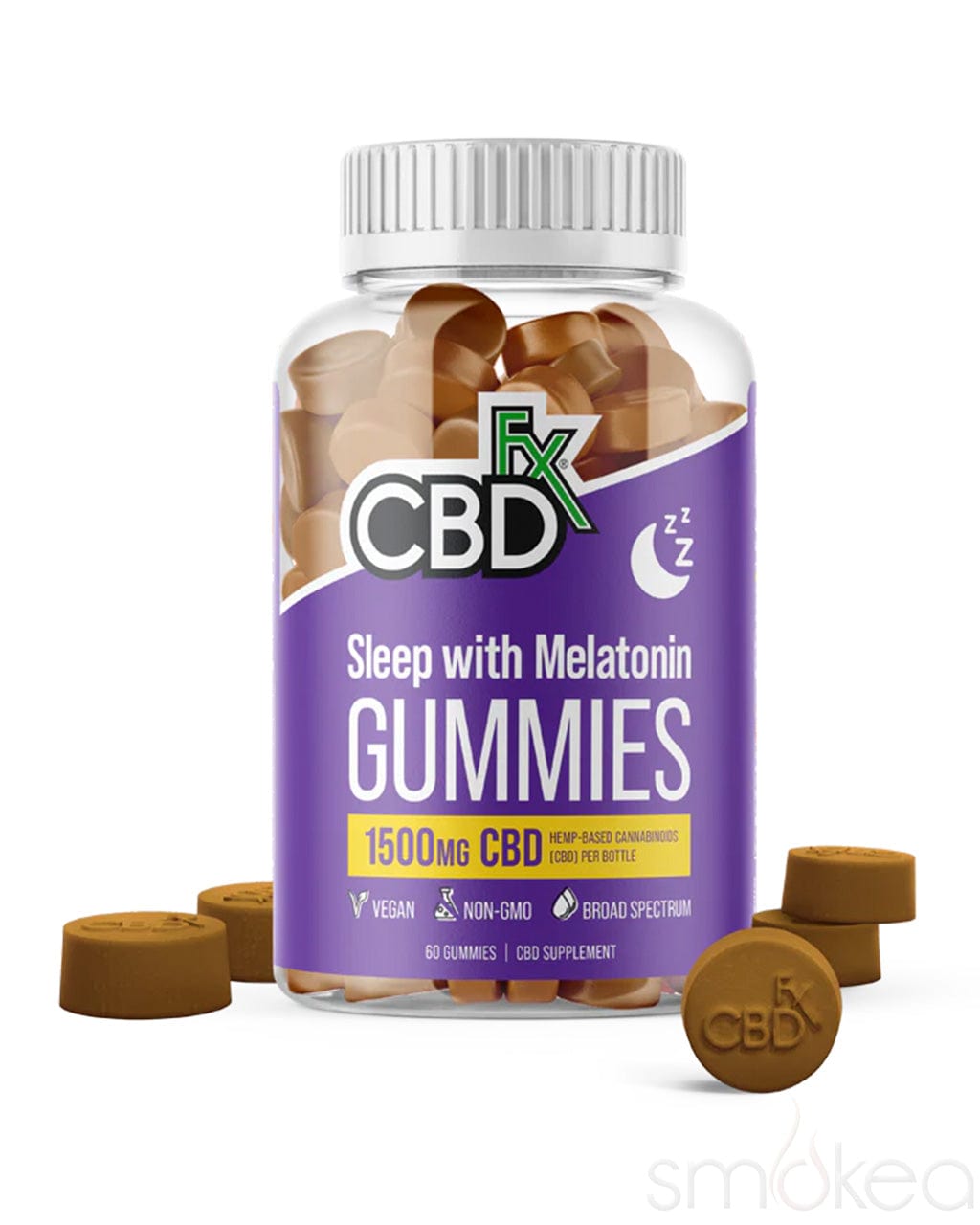 CBDfx CBD + Melatonin Sleep Gummies 1500mg