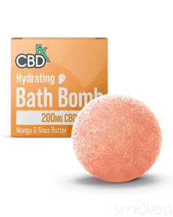 CBDfx Hydrating CBD Bath Bomb - Mango & Shea Butter