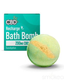 CBDfx Recharge CBD Bath Bomb - Eucalyptus