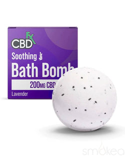 CBDfx Soothing CBD Bath Bomb - Lavender