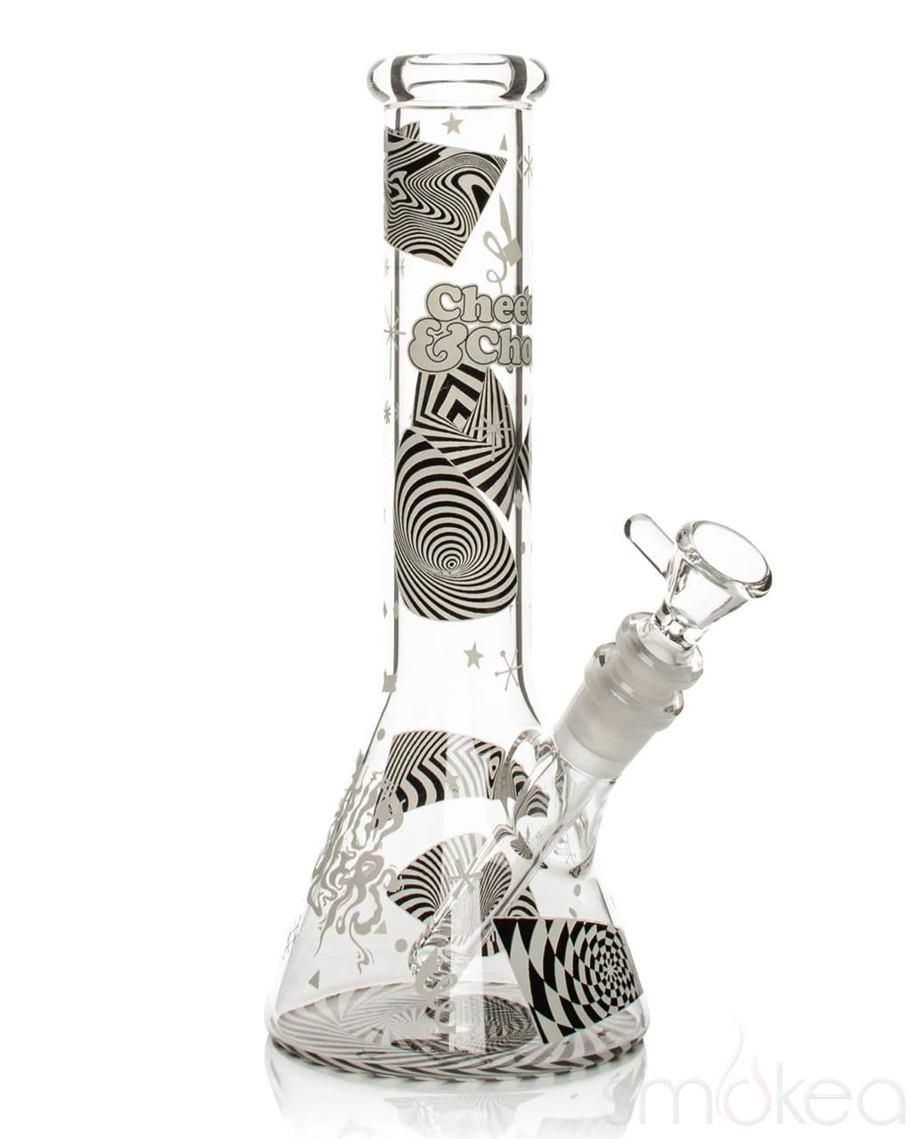 Cheech & Chong 10" Optical Illusion Glow-in-the-Dark Bong