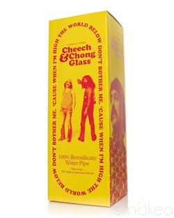 Cheech & Chong 15" 7mm Tie Dye Glow-in-the-Dark Bong
