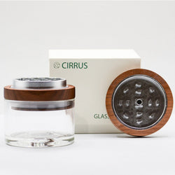 glass tobacco grinder Cirrus Glass Natural Jar Grinder glass tobacco grinder Cirrus Glass Natural Jar Grinder