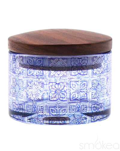 Cirrus Glass Tile Jar