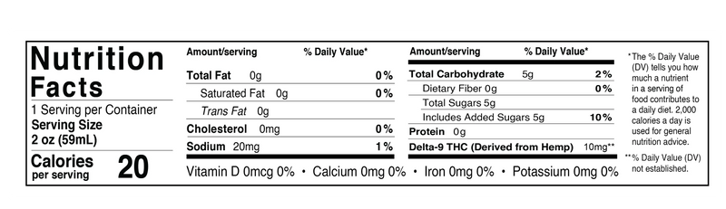 Cookies 10mg THC Infused Shot - Lemonchello