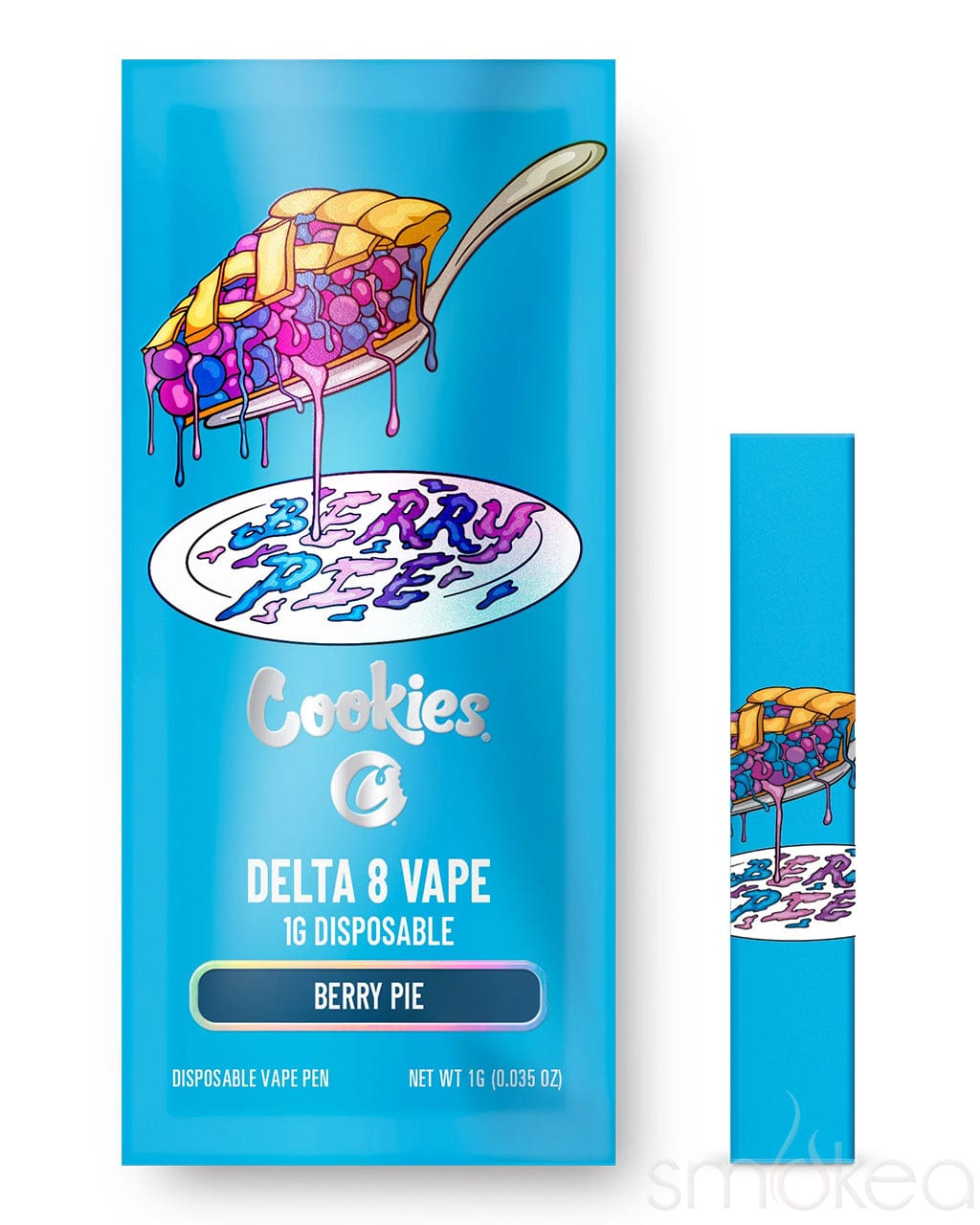 Cookies 1g Delta 8 Disposable Vape w/ Live Terpenes - Berry Pie Cookies 1g Delta 8 Disposable Vape w/ Live Terpenes - Berry Pie