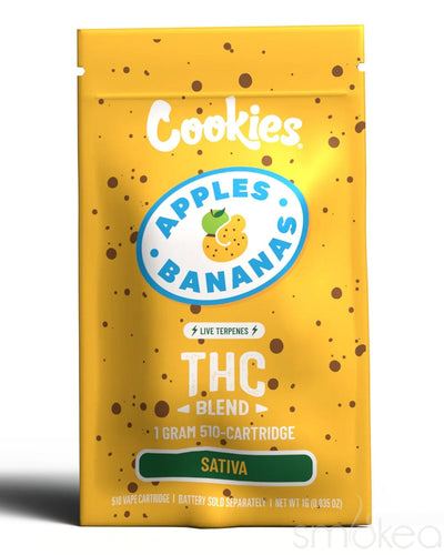 Cookies 1g THC Blend Vape Cartridge - Apples & Bananas