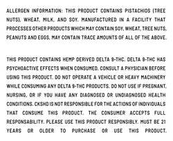 Cookies 250mg THCP Blend Infused Dubai Chocolate