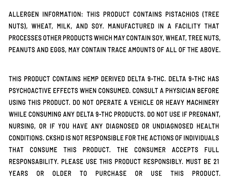 Cookies 250mg THCP Blend Infused Dubai Chocolate
