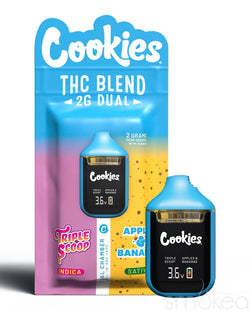 Cookies 2g THC Blend Dual Chamber Vape - Triple Scoop x Apples & Bananas