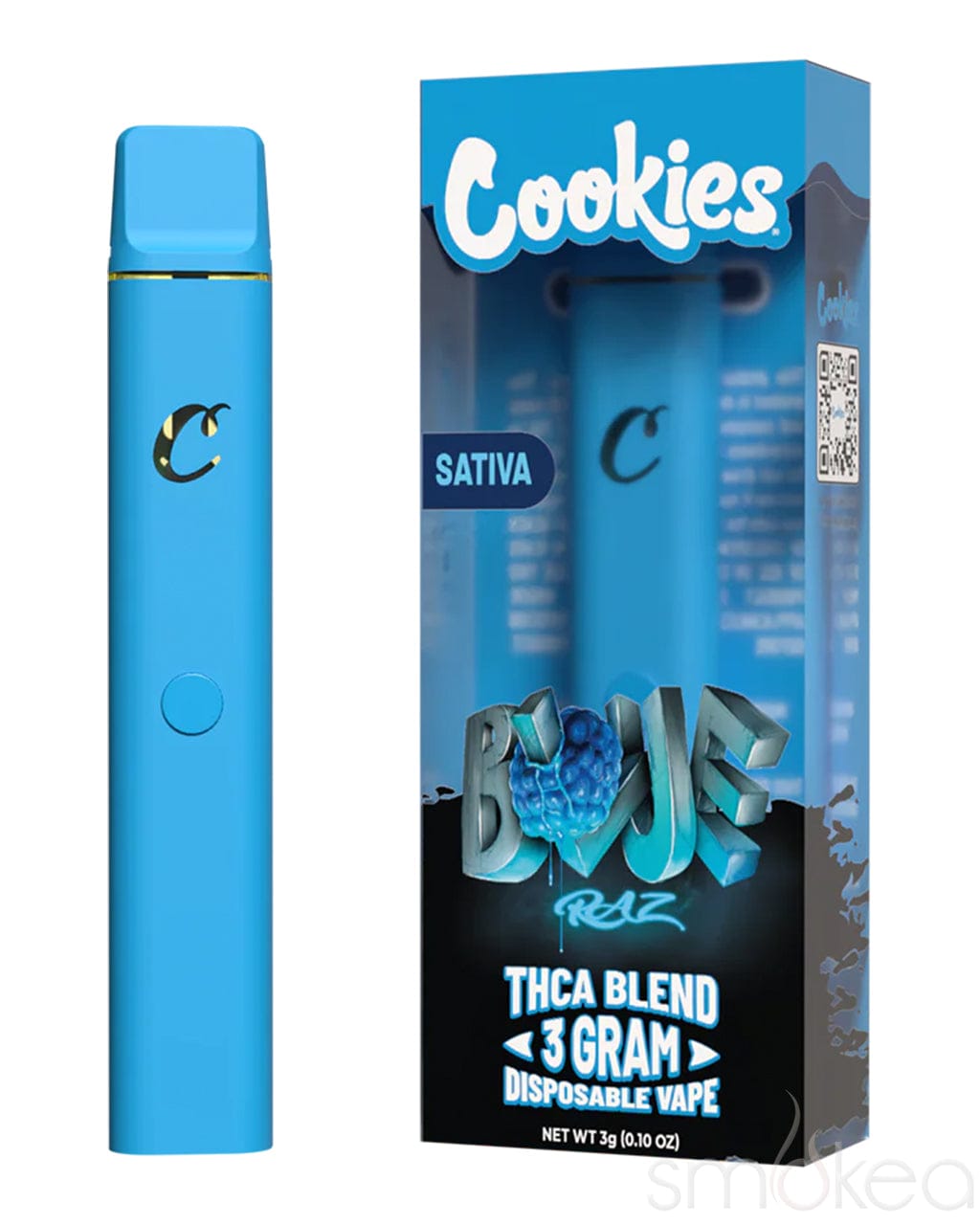 Cookies Blue Vape Cookies 3g THC Blend Disposable Vape COOKIES - DISPOSABLE  RECHARGEABLE VAPE CARTS