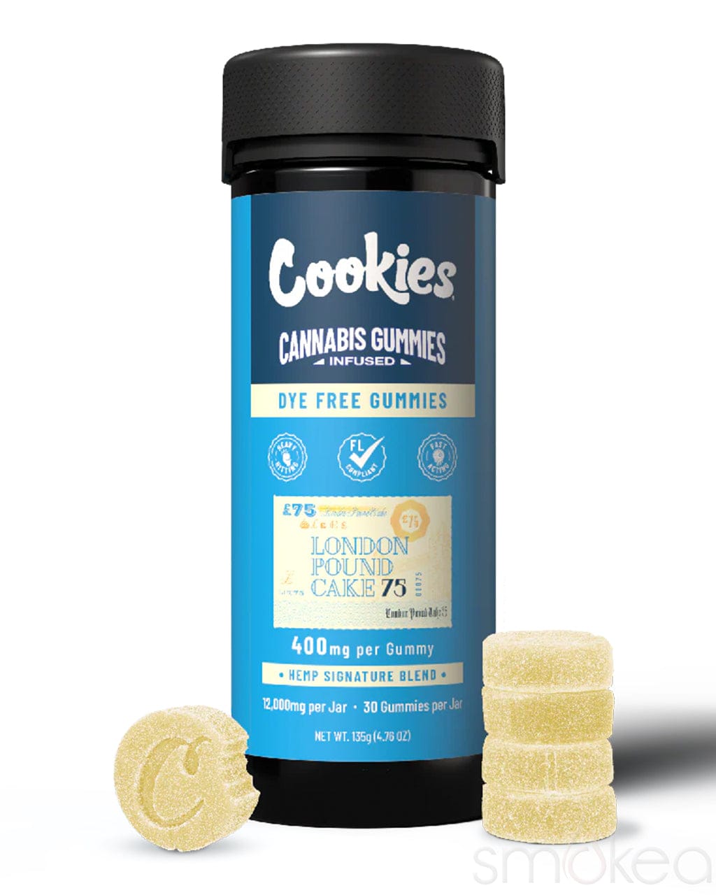 Gummies In. Cookies Cookies 400mg Signature Blend Gummies - London Pound Cake
