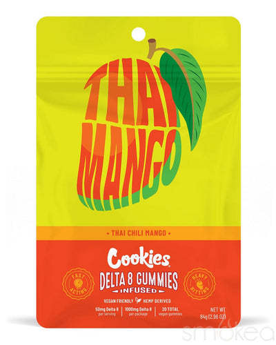 Cookies 50mg Delta 8 Gummies - Thai Mango (20-Pack)