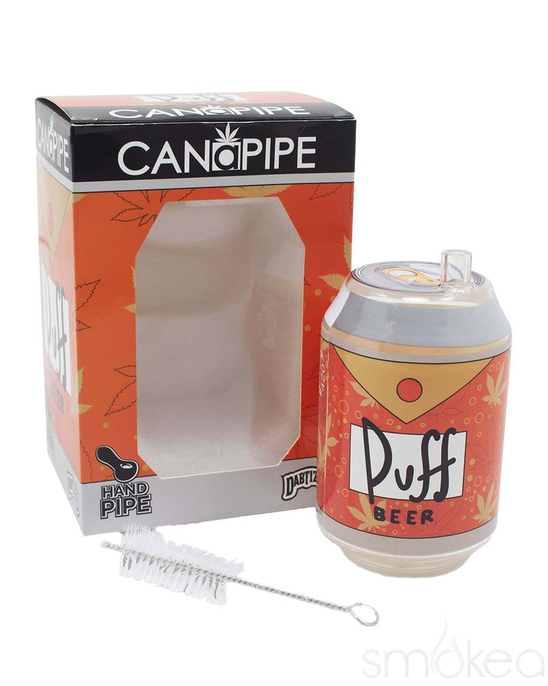 Dabitized Can-a-Pipe Glass Pipe Puff Beer