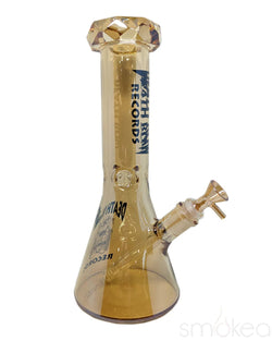 Death Row Records 12" Electro Plated Beaker Bong Gold