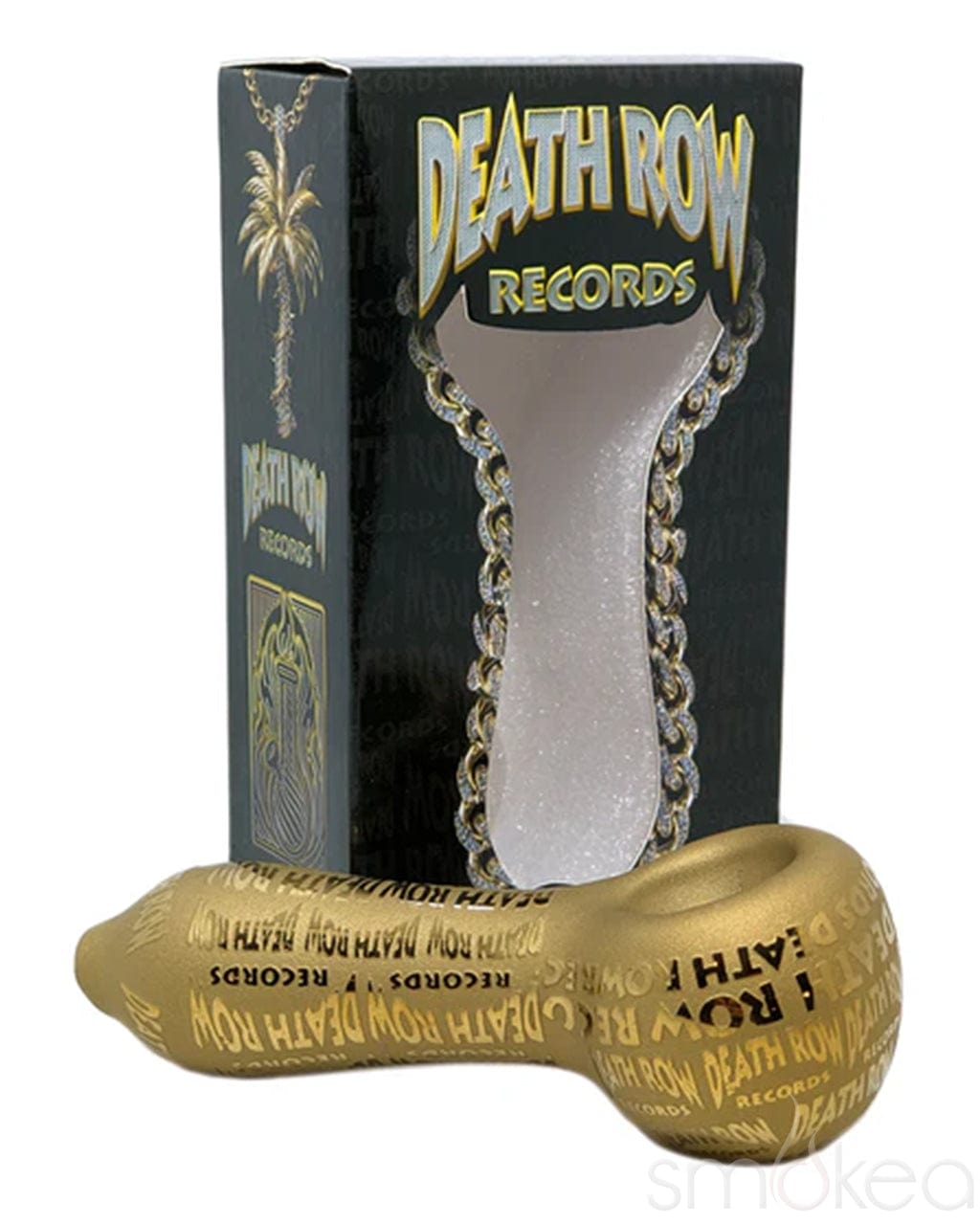 Death Row Records Metallic Etched Spoon Pipe