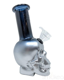 Death Row Records Skull Bubbler Bong Black/Silver