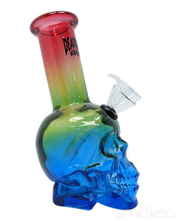 Death Row Records Skull Bubbler Bong Spectrum