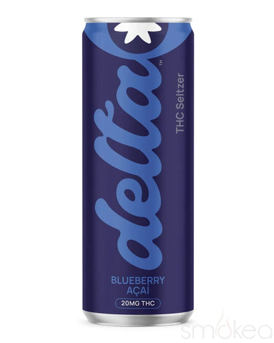 Delta Beverages 20mg THC Seltzer - Blueberry Acai
