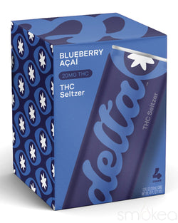 Delta Beverages 20mg THC Seltzer - Blueberry Acai