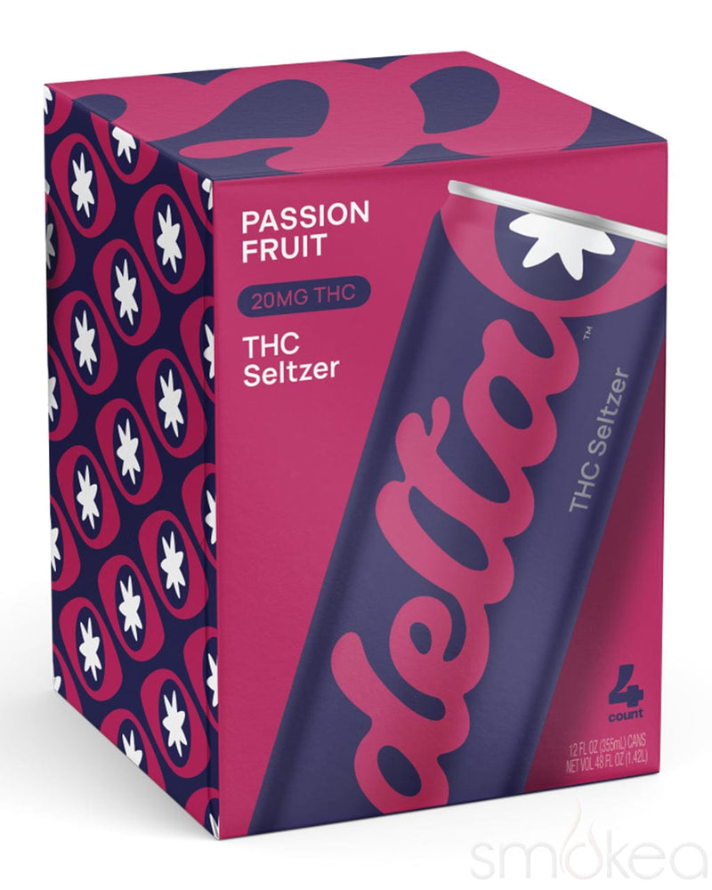Delta Beverages 20mg THC Seltzer - Passion Fruit