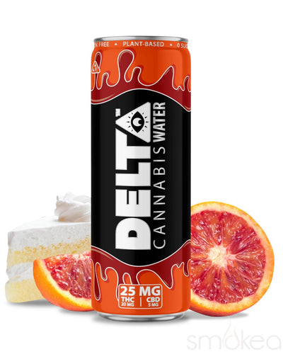 Delta Beverages Delta 9 Live Resin Cannabis Water - Blood Orange