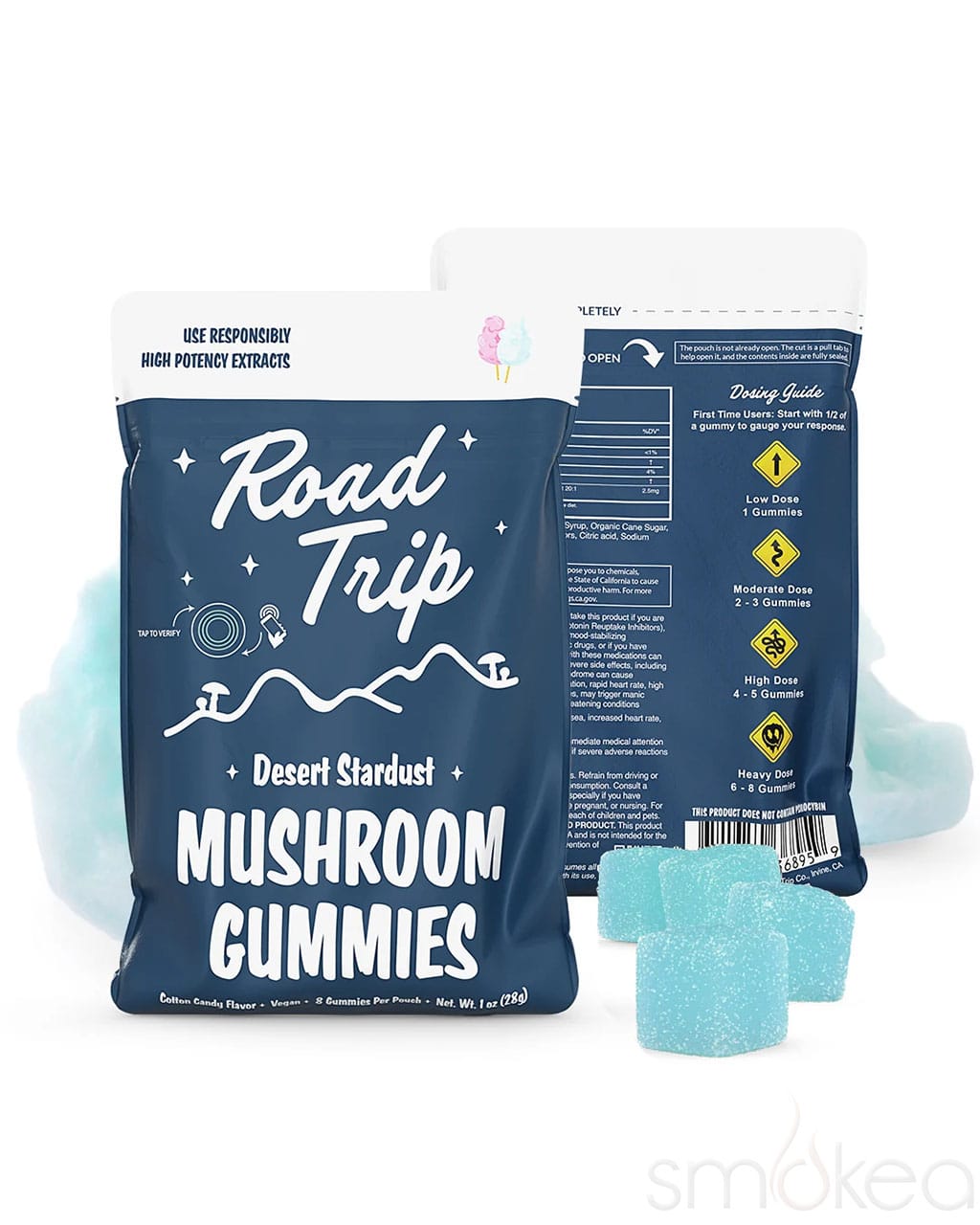Road Trip Desert Stardust Mushroom Gummies - Cotton Candy