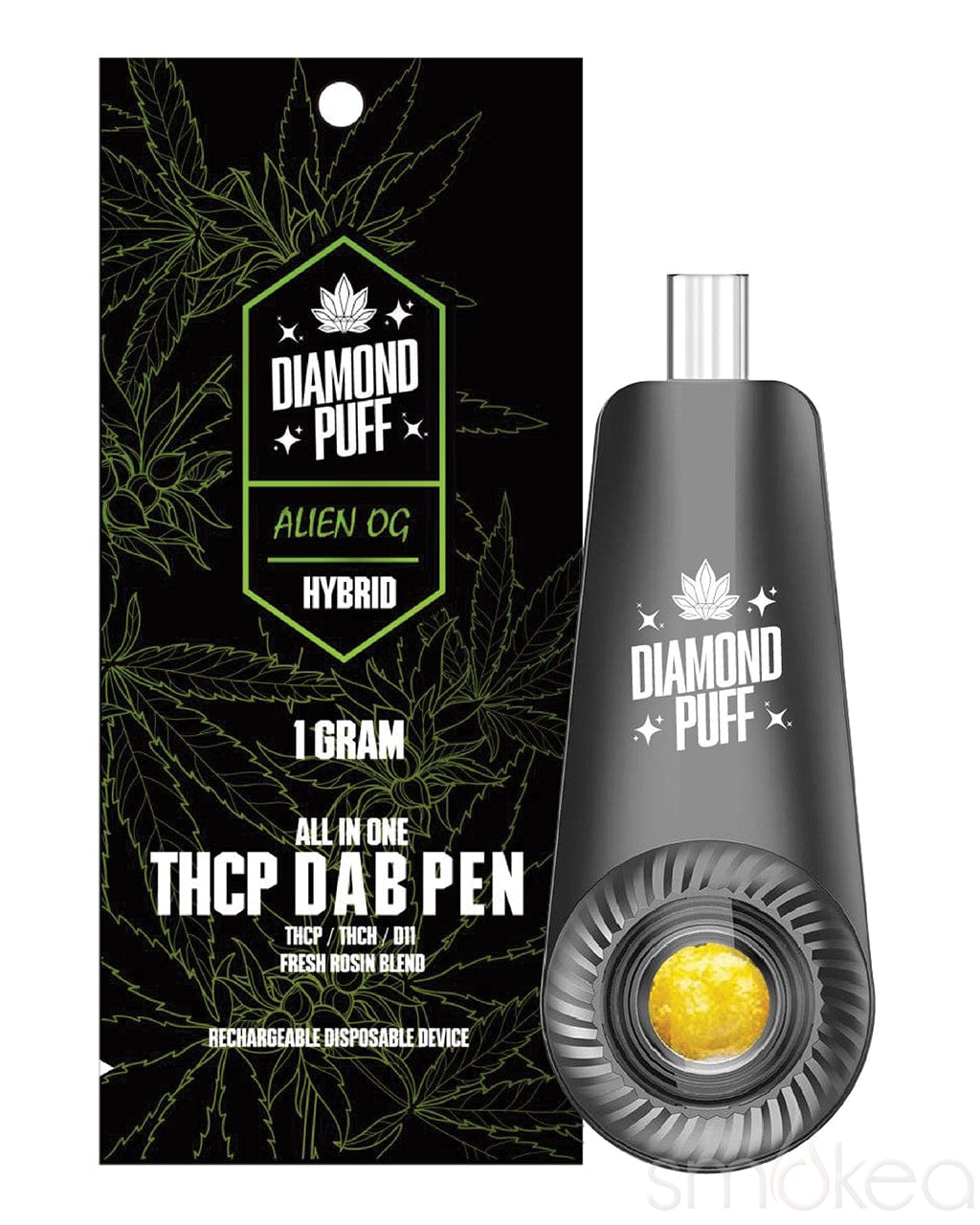 Diamond Puff 1g THCP Live Rosin Dab Pen - Alien OG Diamond Puff 1g THCP Live Rosin Dab Pen - Alien OG